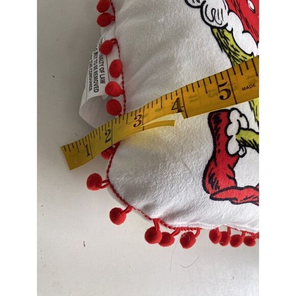 Dr. Seuss The Grinch Who Stole Christmas Shaped Toss Pillow Decorative NEW - Picture 5 of 8